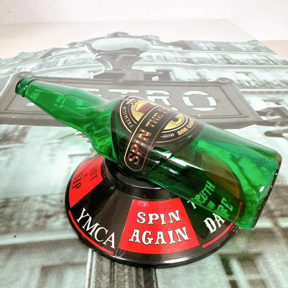 Truth or Dare Spin The Bottle Adult Drinking Game Turntable Set